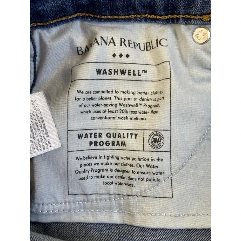 Banana Republic Women's 27/4 High Rise Sexy Skinny Jeans Button Fly Baddie Urban